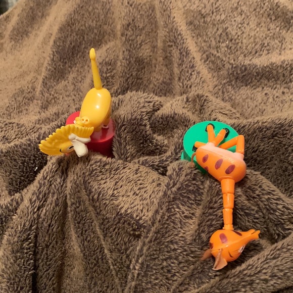 Kohner Bros Gabriel Giraffe Lucky Lion Push Button Puppet 60s childhood toy vtg - Picture 3 of 7